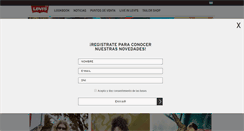 Desktop Screenshot of levi.com.ar